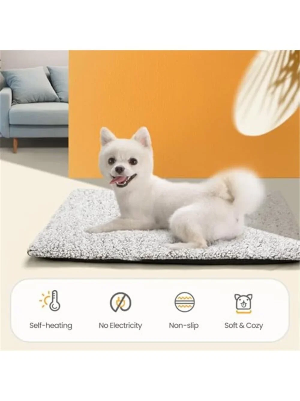 Self Warming Cat Bed Self Heating Cat Dog Mat 24 x 18 inch Extra Warm Thermal